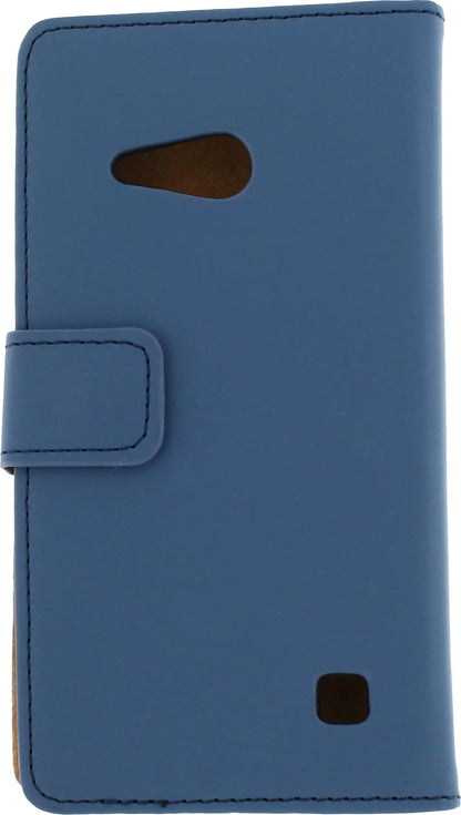Mobilize Slim Wallet Book Case Nokia Lumia 735 Dark Blue - Essentify