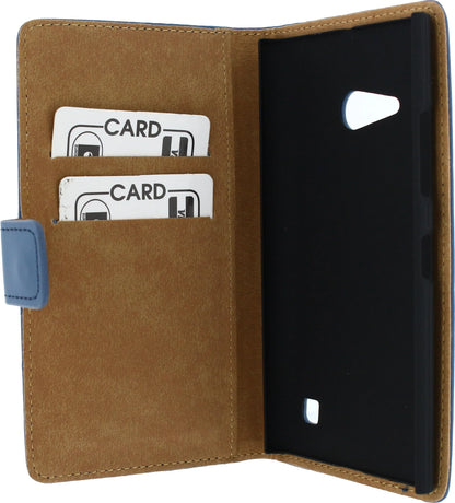 Mobilize Slim Wallet Book Case Nokia Lumia 735 Dark Blue - Essentify
