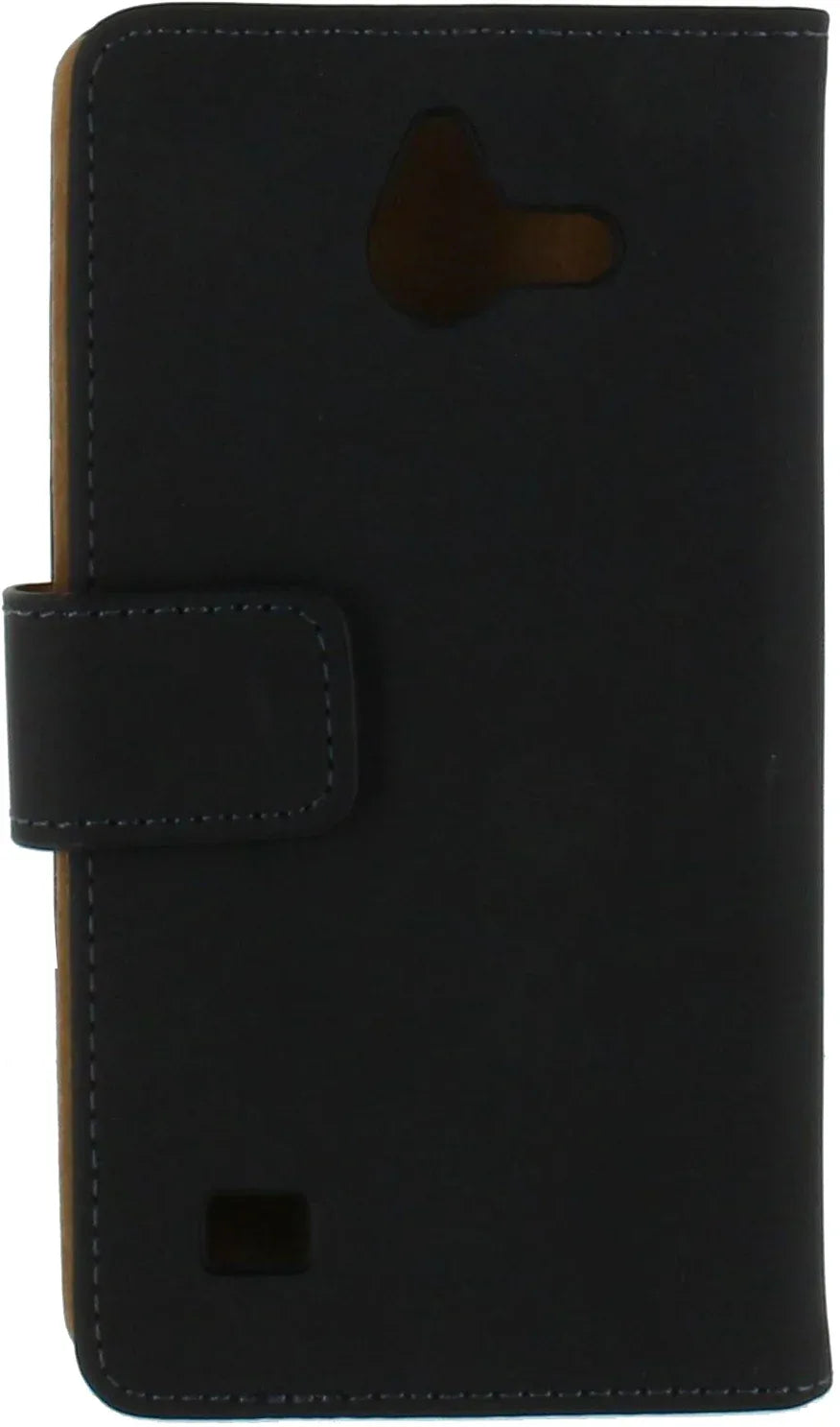 Mobilize Slim Wallet Book Case Huawei Ascend Y550 Black - Essentify