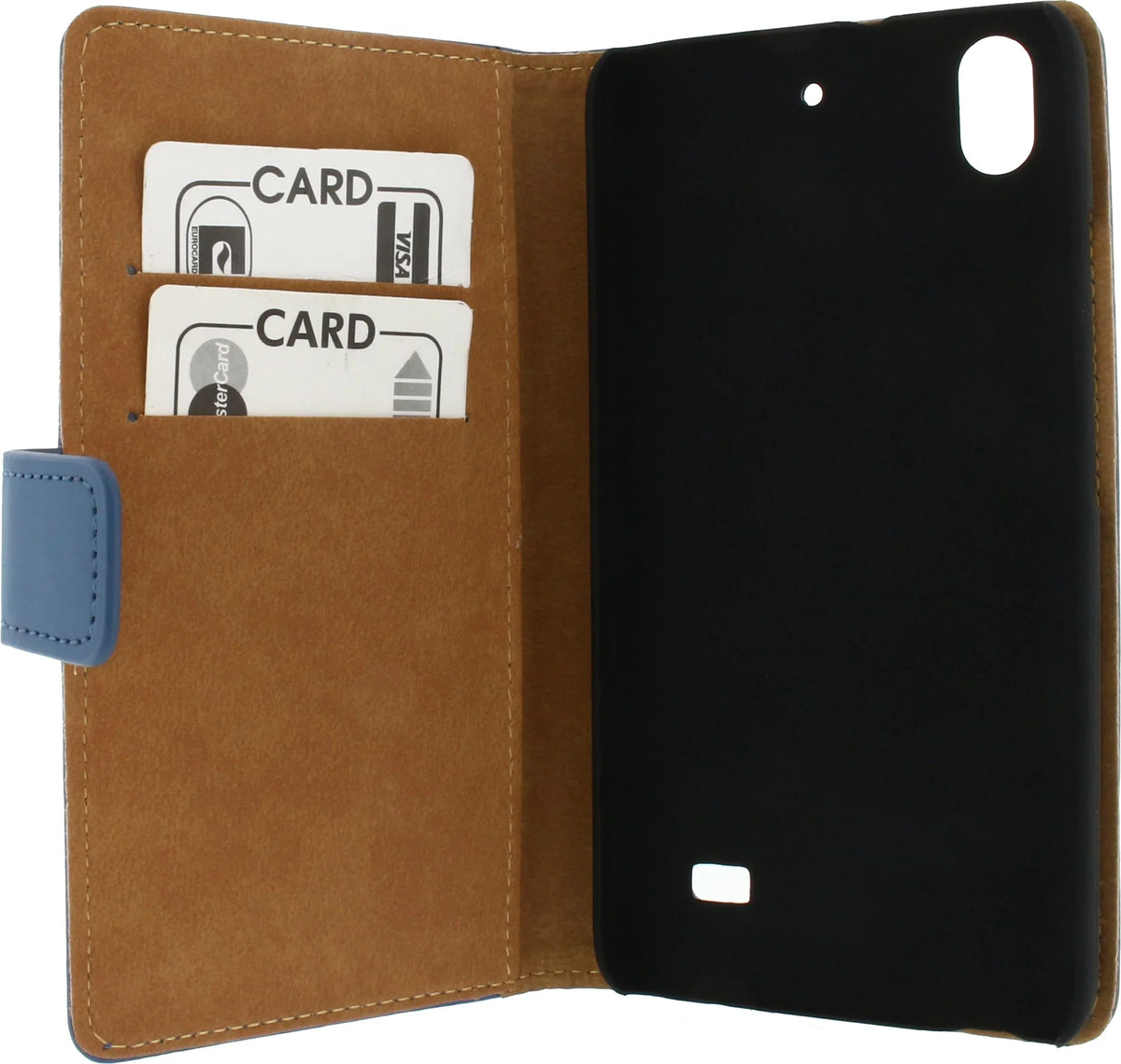 Mobilize Slim Wallet Book Case Huawei Ascend G620S Blue - Essentify