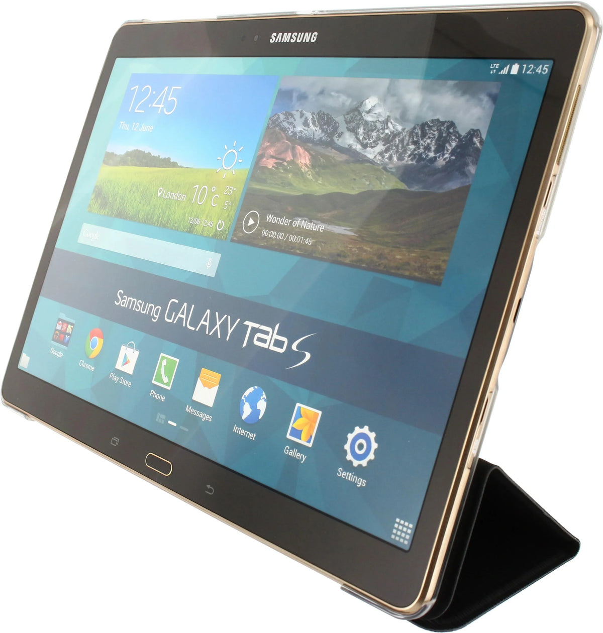 Mobilize Tri-Fold Case Samsung Galaxy Tab S 10.5 Matt Black - Essentify