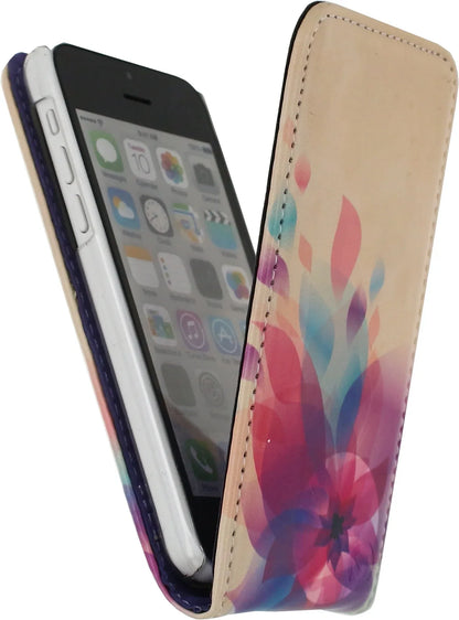 Mobilize Premium Magnet Flip Case Apple Iphone 5C Fire Flower - Essentify