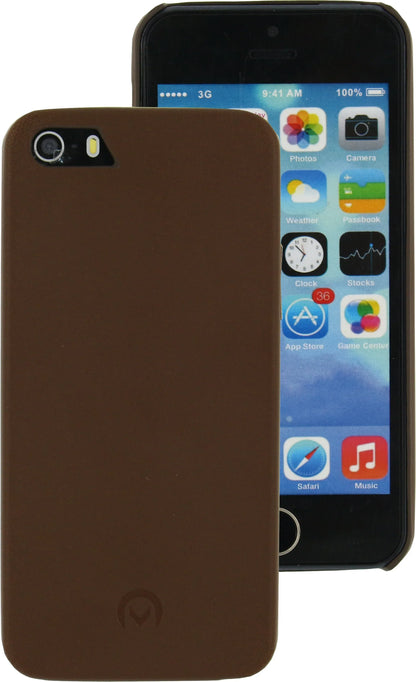 Mobilize Slim Leather Case Apple Iphone 5/5S/Se Brown - Essentify