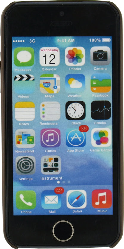 Mobilize Slim Leather Case Apple Iphone 5/5S/Se Brown - Essentify