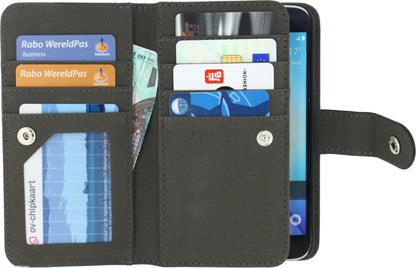 Mobilize All-In-One Wallet Book Case Samsung Galaxy S6 Black - Essentify