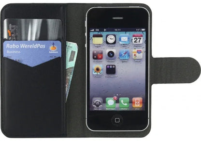 Mobilize Universal Wallet Book Case Small Black - Essentify