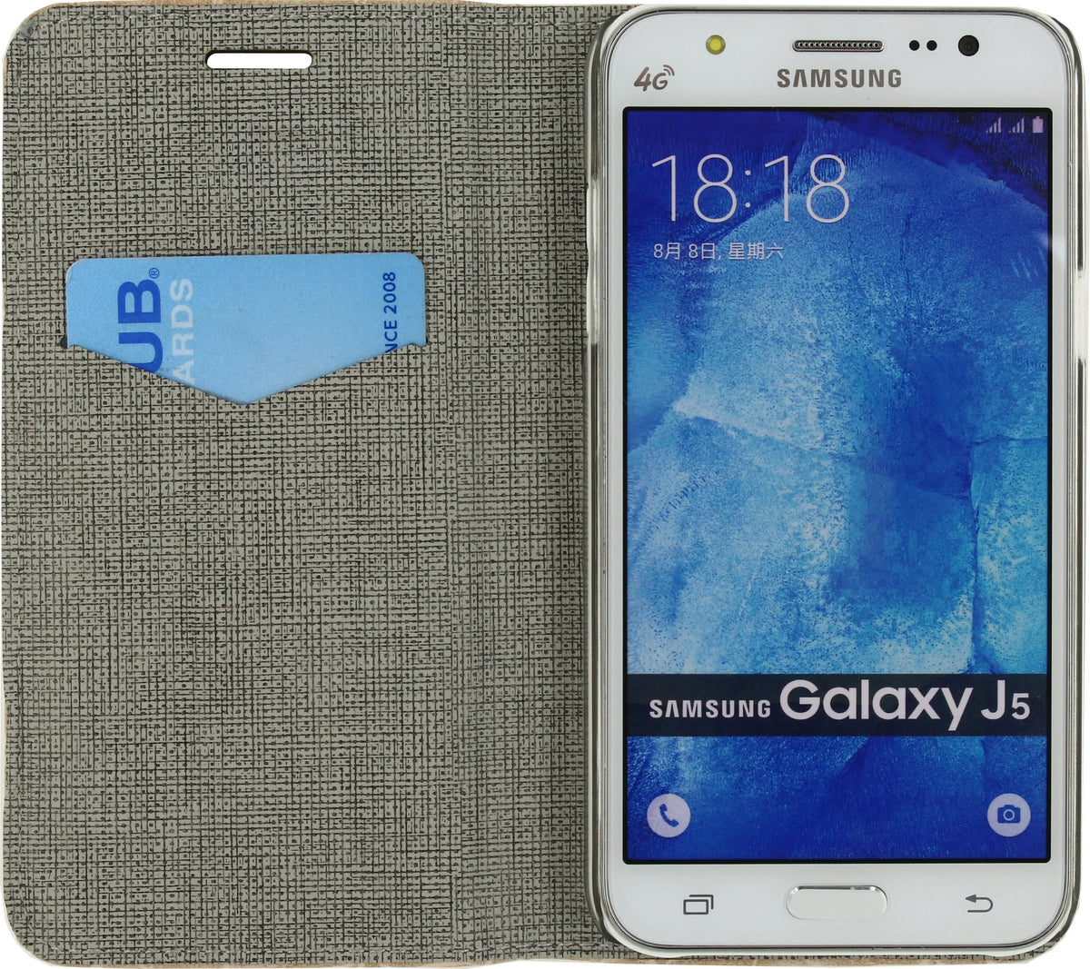 Mobilize Premium Book Case Samsung Galaxy J5 Alligator Peanut Brown - Essentify