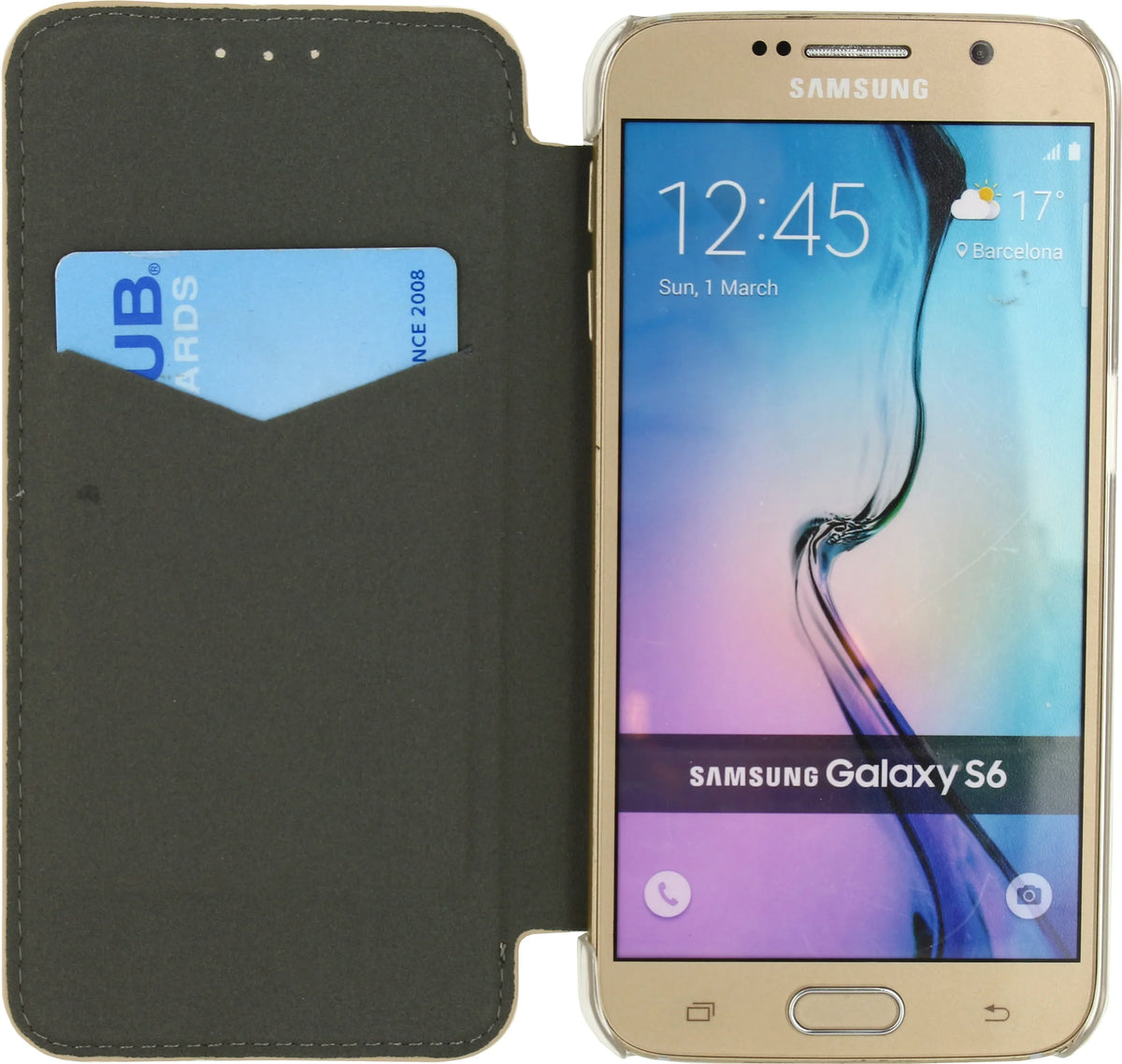 Mobilize Slim Booklet Samsung Galaxy S6 Soft Snake Creamy Rose - Essentify