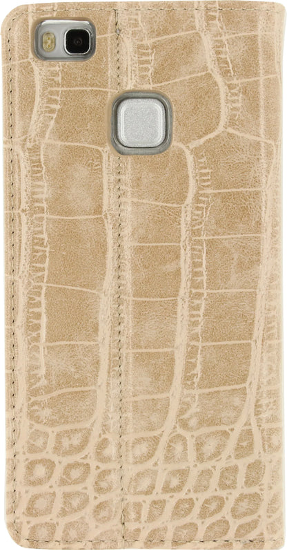 Mobilize Premium Book Case Huawei P9 Lite Alligator Peanut Brown - Essentify
