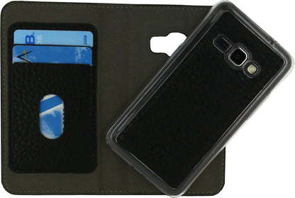 Mobilize Detachable Wallet Book Case Samsung Galaxy J1 2016 Black - Essentify