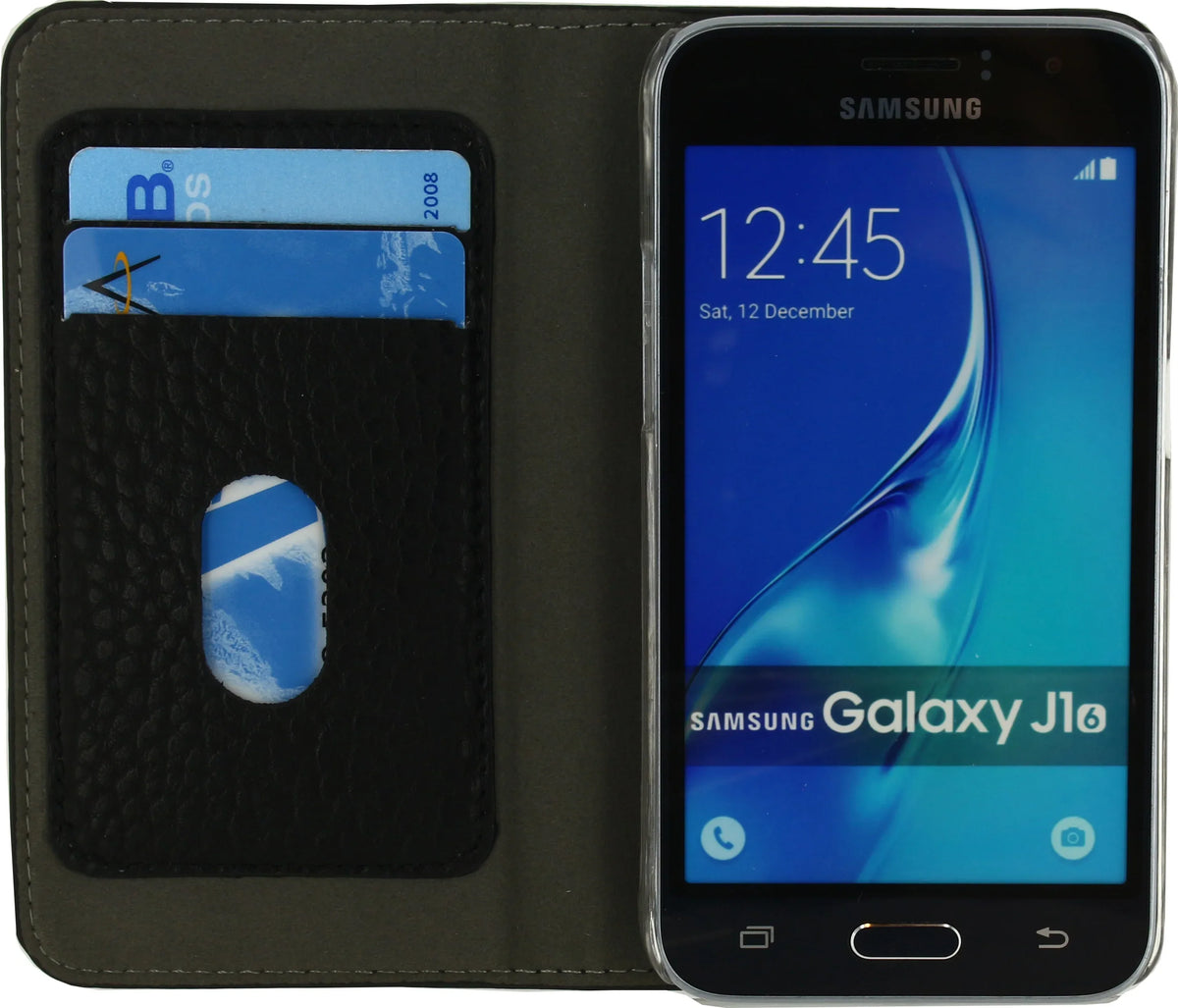 Mobilize Detachable Wallet Book Case Samsung Galaxy J1 2016 Black - Essentify