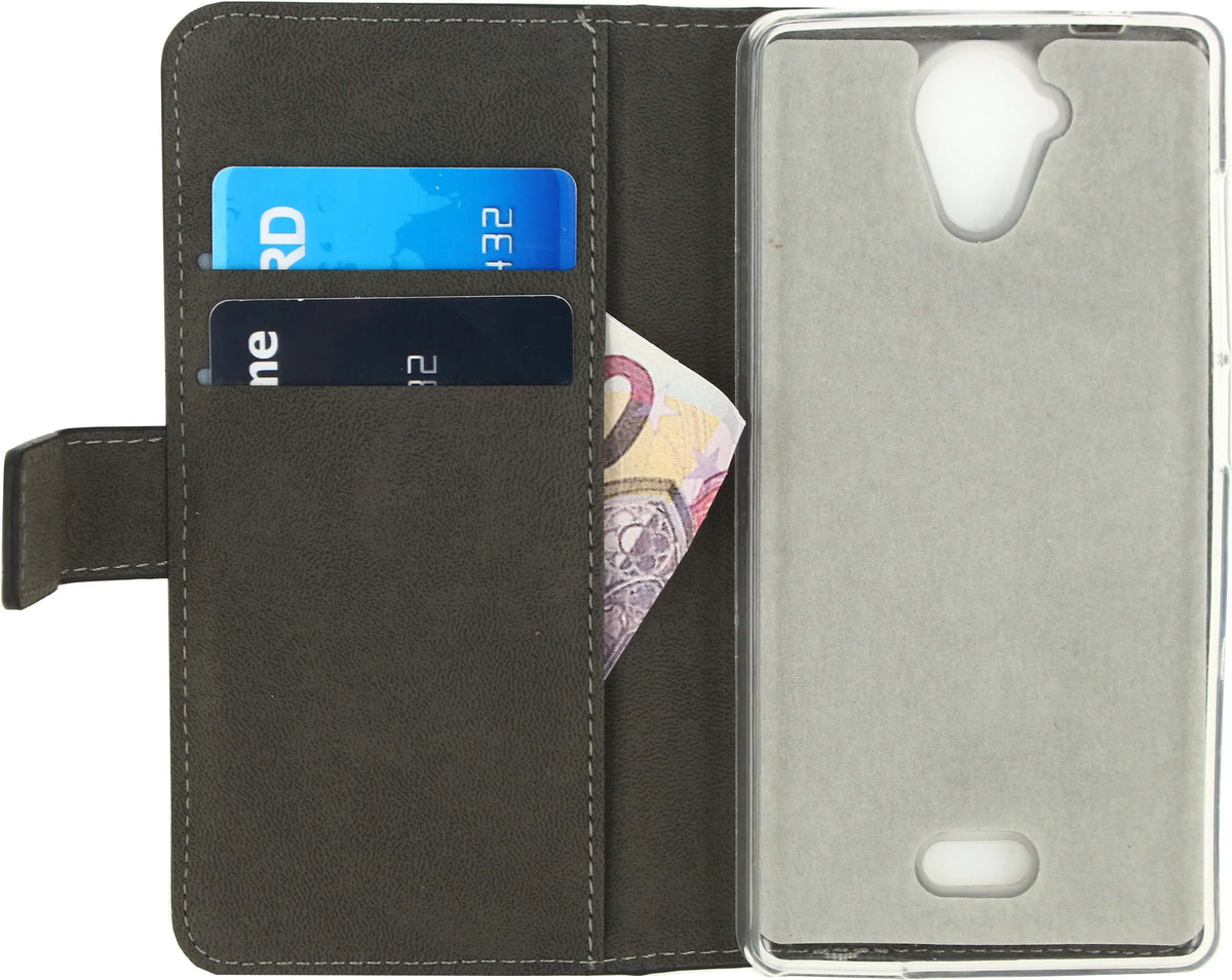 Mobilize Classic Gelly Wallet Book Case Wiko U Feel Lite Black - Essentify