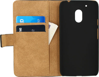 Mobilize Classic Wallet Book Case Motorola Moto G4 Play Black - Essentify