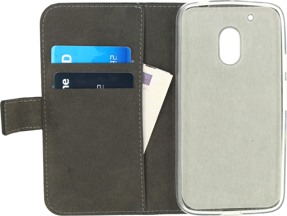 Mobilize Classic Gelly Wallet Book Case Motorola Moto G4 Play Black - Essentify