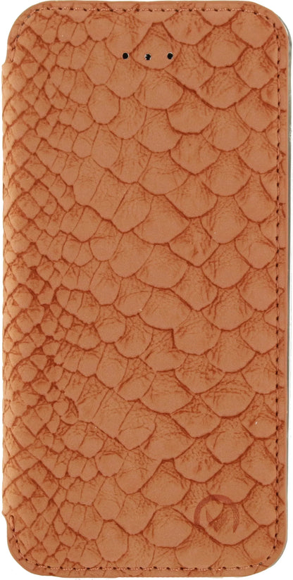 Mobilize Slim Gelly Booklet Apple Iphone 5/5S/Se Soft Snake Apricot - Essentify