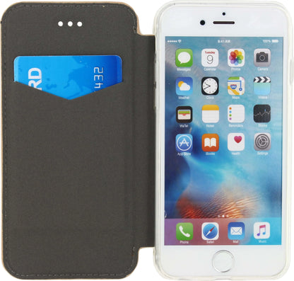Mobilize Slim Gelly Booklet Apple Iphone 6/6S Soft Snake Creamy Rose - Essentify