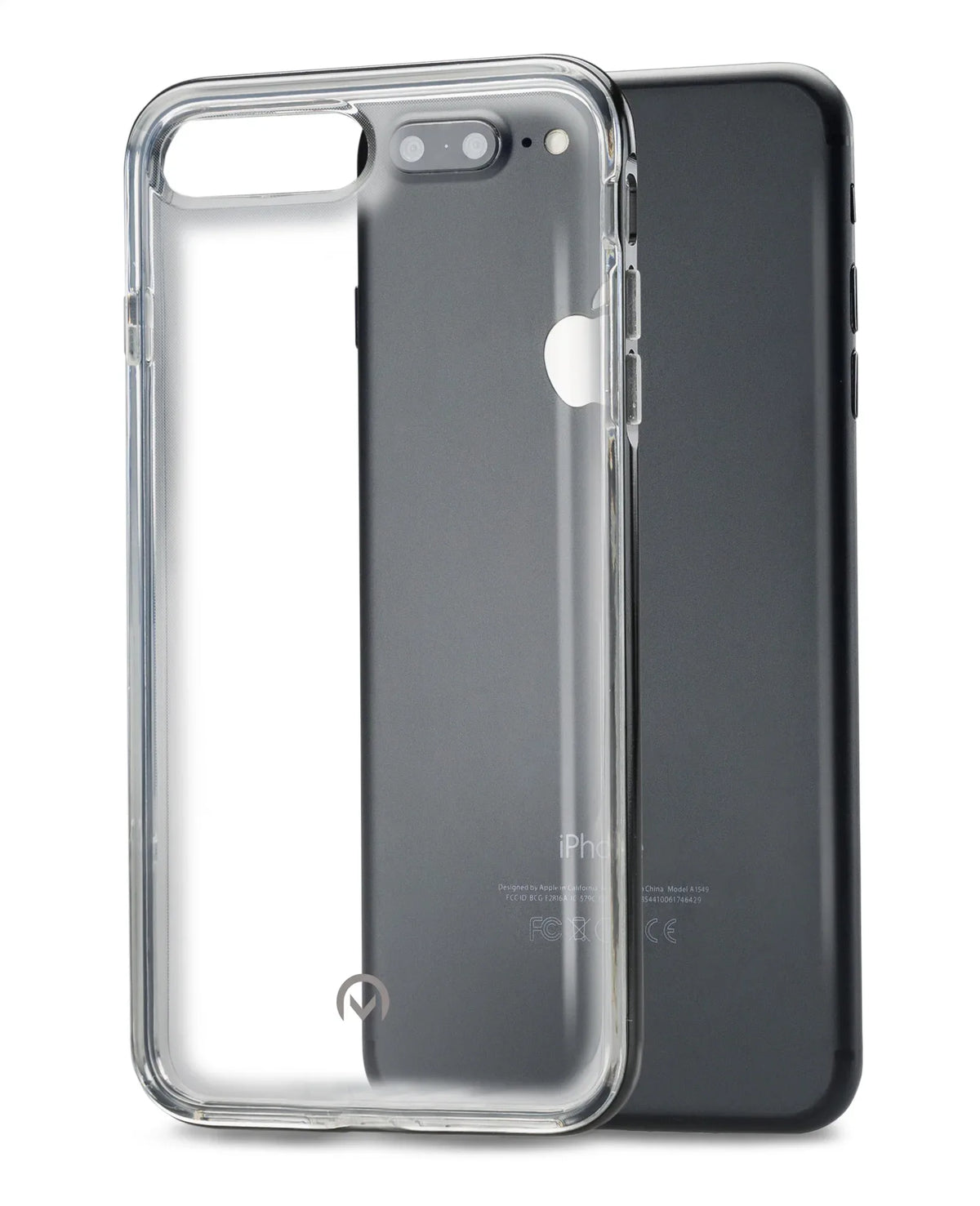 Mobilize Gelly+ Case Apple Iphone 7 Plus/8 Plus Clear/Jet Black - Essentify