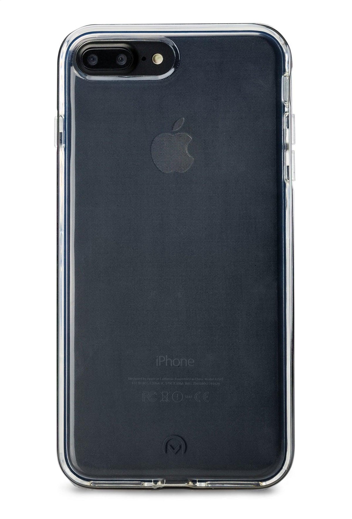 Mobilize Gelly+ Case Apple Iphone 7 Plus/8 Plus Clear/Jet Black - Essentify