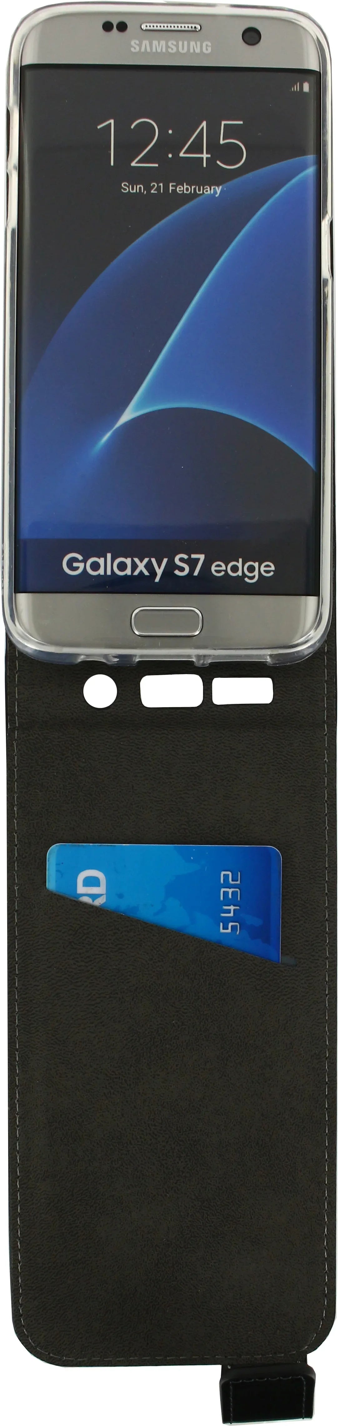 Mobilize Classic Gelly Flip Case Samsung Galaxy S7 Edge Black - Essentify