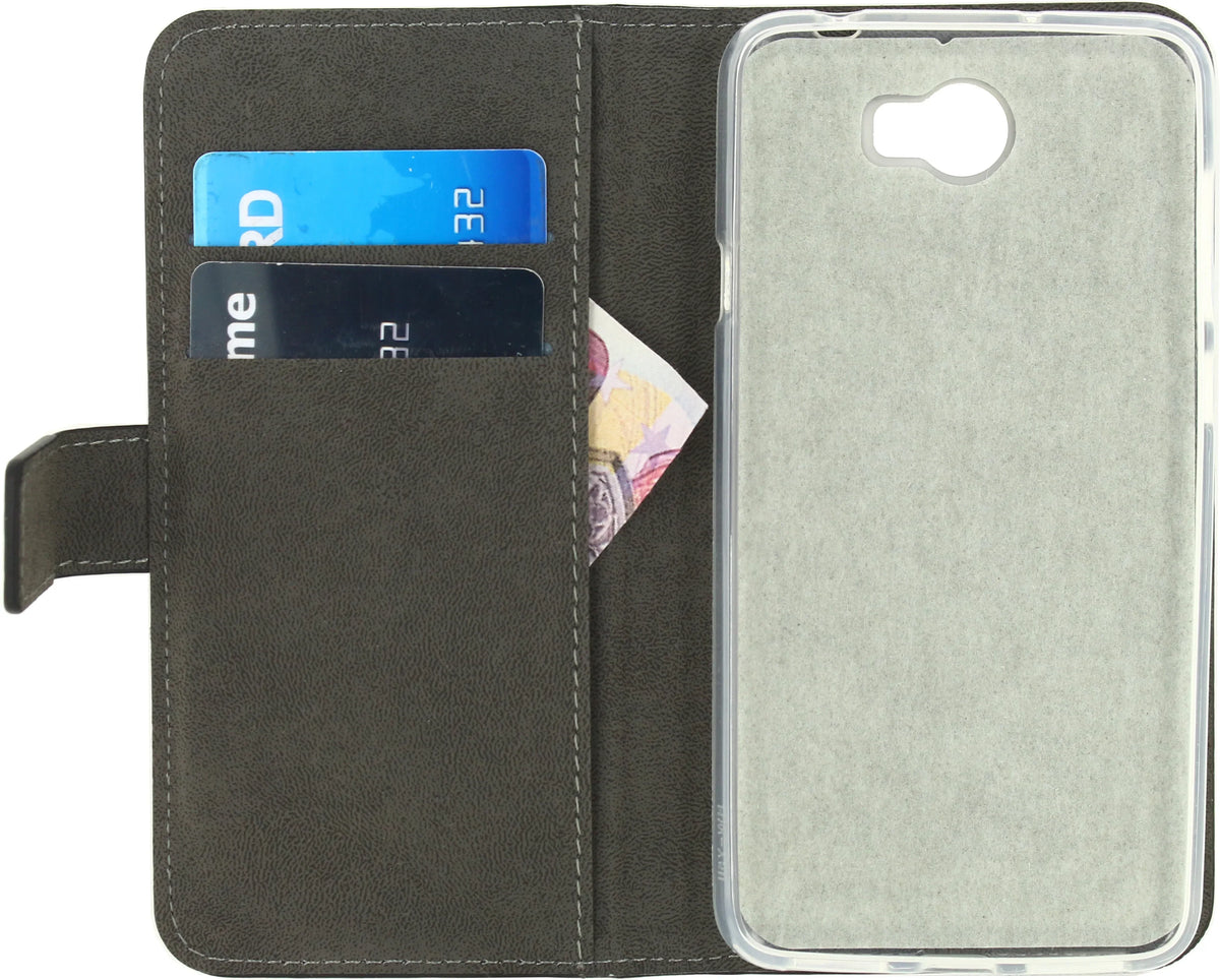 Mobilize Classic Gelly Wallet Book Case Huawei Y5 Ii/Y6 Ii Compact Black - Essentify