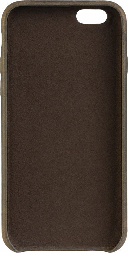 Senza Raw Leather Cover Apple Iphone 6/6S Chestnut Brown - Essentify