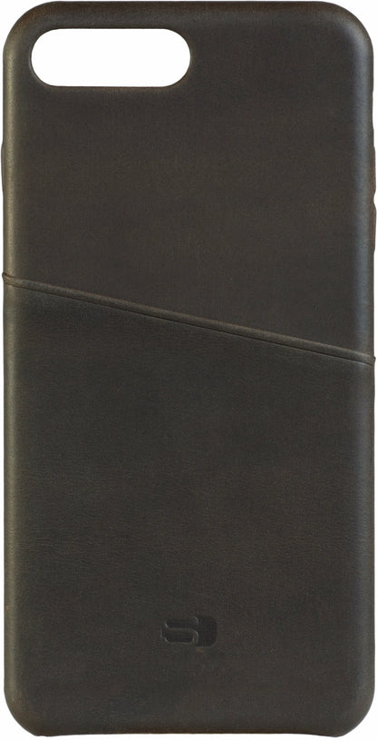 Senza Raw Leather Cover With Card Slot Apple Iphone 7 Plus/8 Plus Chestnut Brown - Essentify