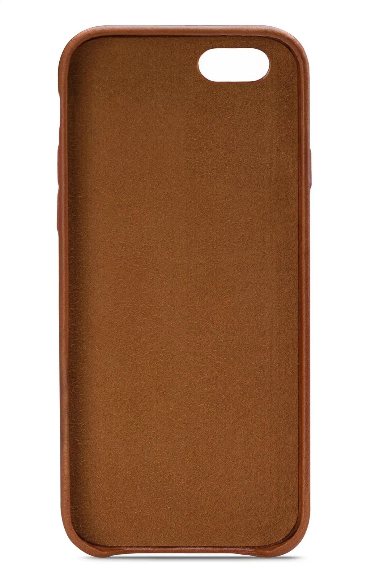 Senza Desire Leather Cover With Card Slot Apple Iphone 6/6S Burned Cognac - Essentify