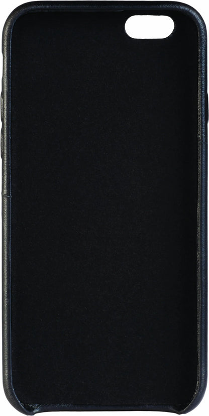 Senza Pure Leather Cover With Card Slot Apple Iphone 6/6S Deep Black - Essentify