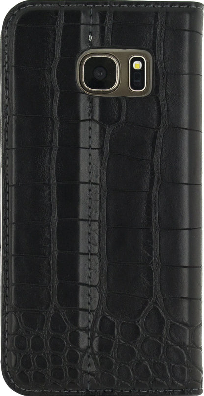 Mobilize Premium Gelly Book Case Samsung Galaxy S7 Alligator Midnight Black - Essentify