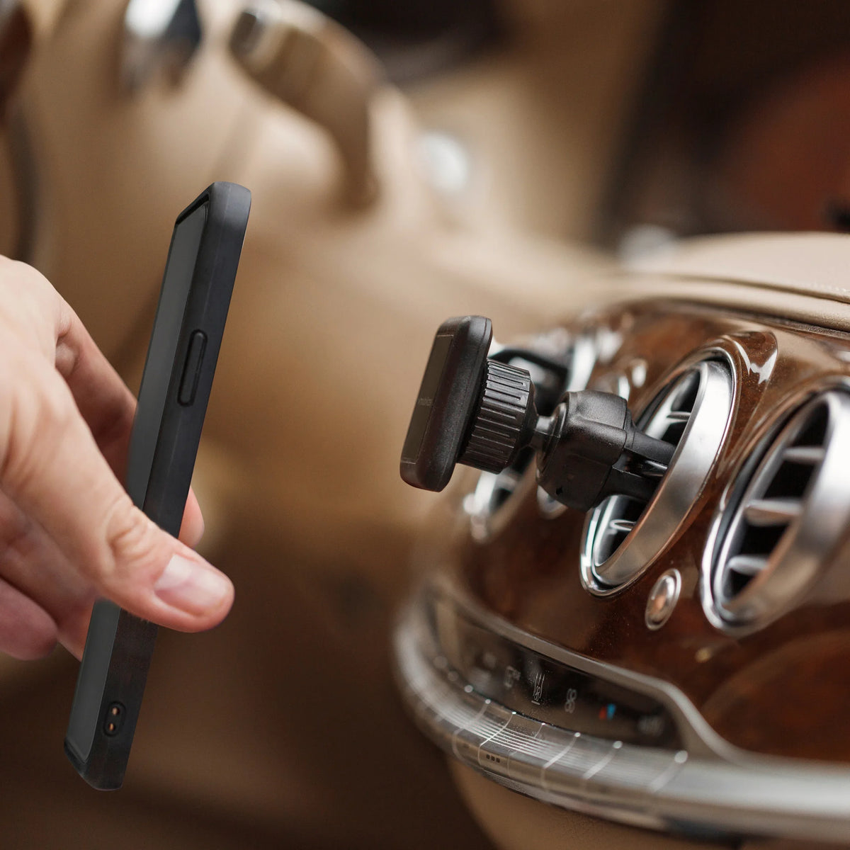 Mobilize Universal Magnet Car Holder Air Vent Black - Essentify