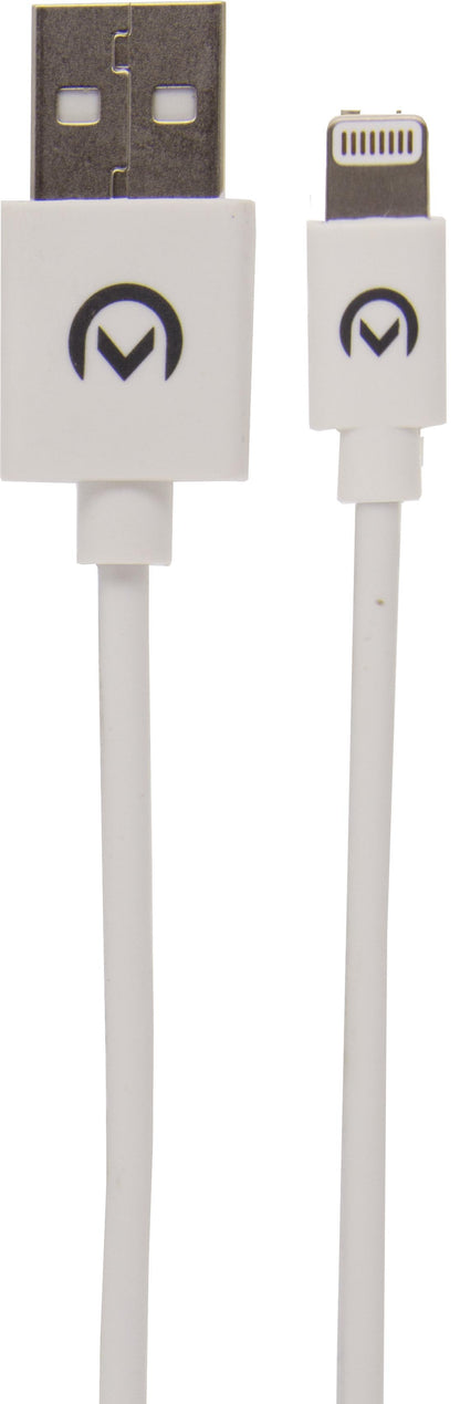 Mobilize Car Charger 2X Usb 24W + Usb To Apple Mfi Lighting Cable 1M. White