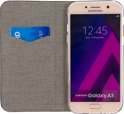 Mobilize Premium Gelly Book Case Samsung Galaxy A3 2017 Alligator Indigo Blue - Essentify