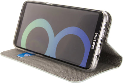 Mobilize Premium Gelly Book Case Samsung Galaxy S8+ Alligator Mystic Blue - Essentify