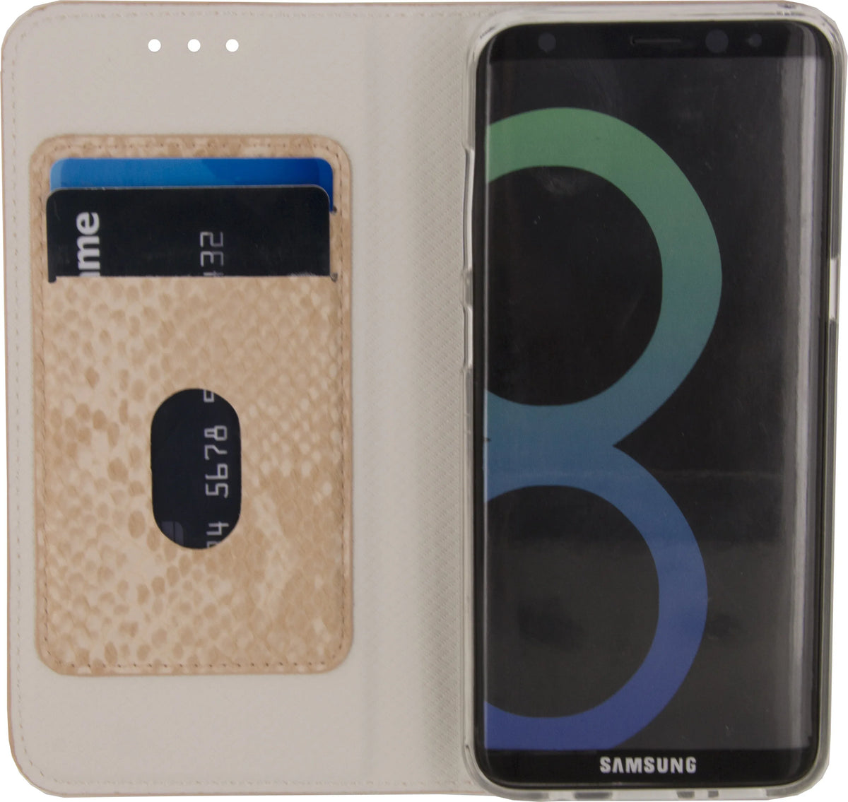 Mobilize Special Premium Gelly Book Case Samsung Galaxy S8 Snake Light Peach - Essentify