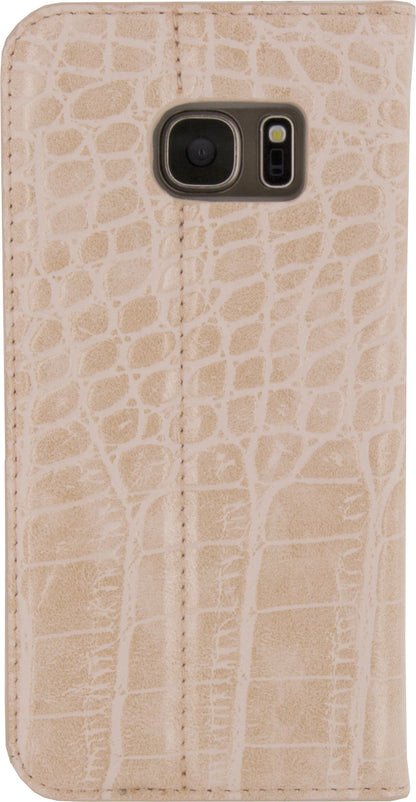 Mobilize Premium Gelly Book Case Samsung Galaxy S7 Alligator Coral Pink - Essentify