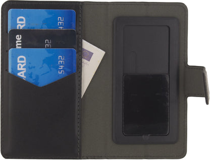 Mobilize Classic Universal Wallet Book Case M Black - Essentify
