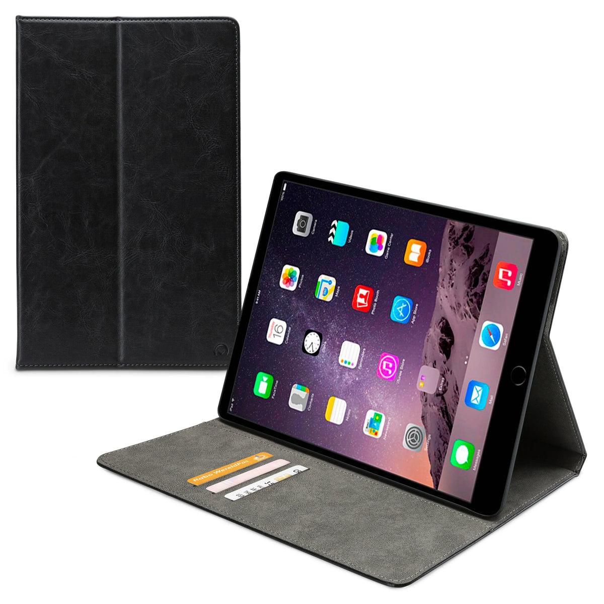 Mobilize Premium Folio Case Apple Ipad 9.7 2017/2018/Air/Air 2/Pro 9.7 Black - Essentify