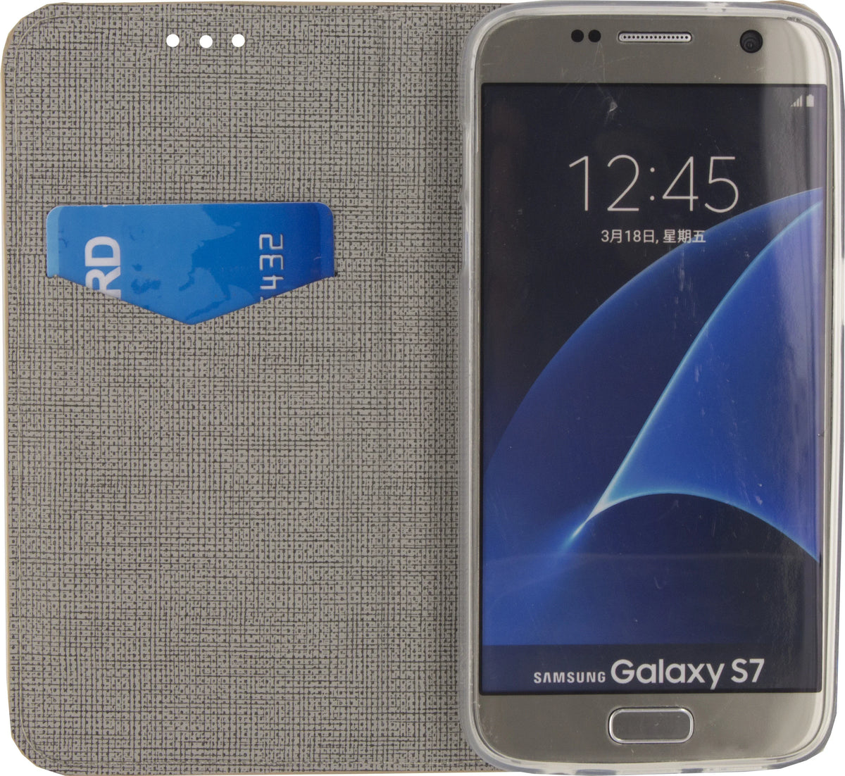 Mobilize Premium Gelly Book Case Samsung Galaxy S7 Alligator Peanut Brown - Essentify