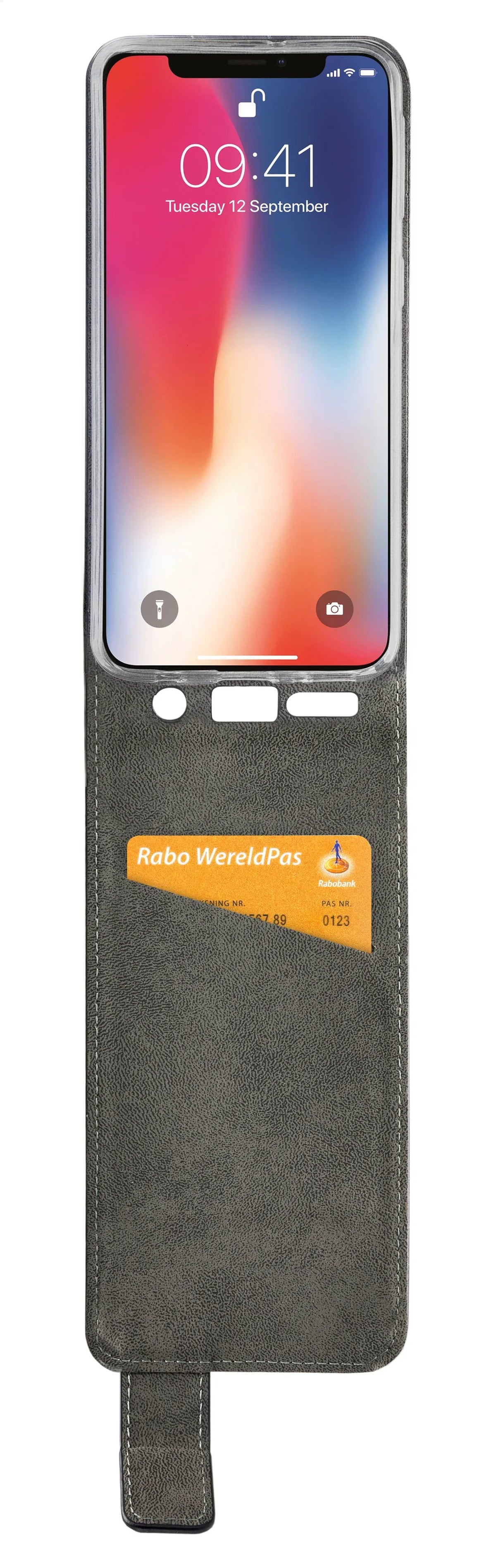 Mobilize Classic Gelly Flip Case Apple Iphone X/Xs Black - Essentify