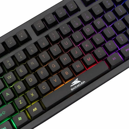 Baracuda KRILL RGB | Tenkeyless Bedraad Gaming Toetsenbord | QWERTY | Zwart - Essentify