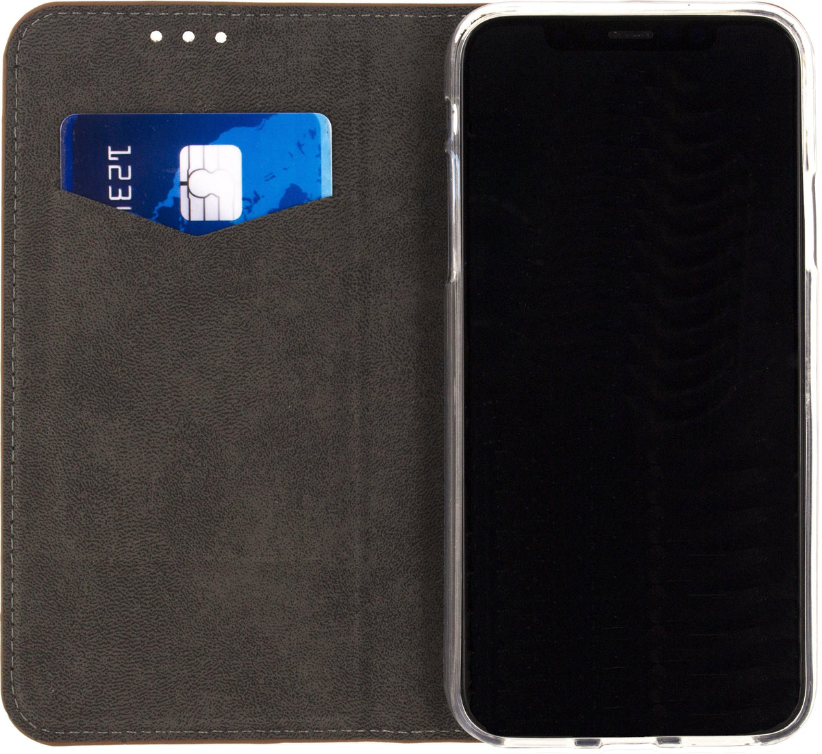 Mobilize Premium Gelly Book Case Apple Iphone X/Xs Brown - Essentify