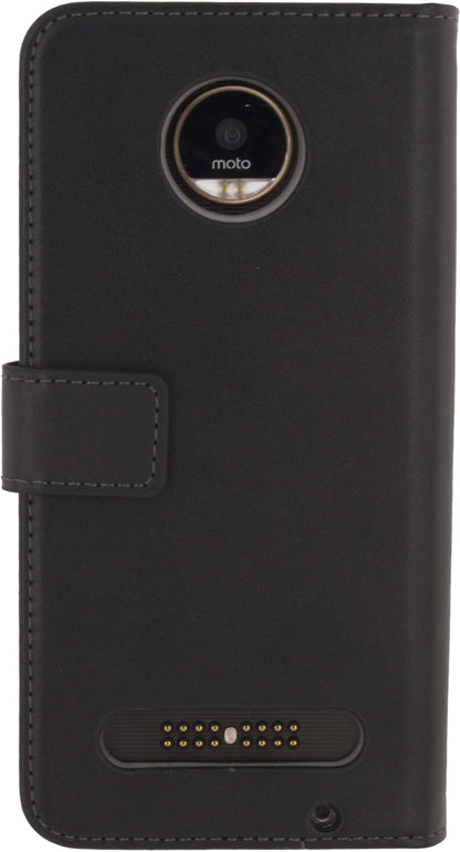 Mobilize Classic Gelly Wallet Book Case Motorola Moto Z2 Force Black - Essentify