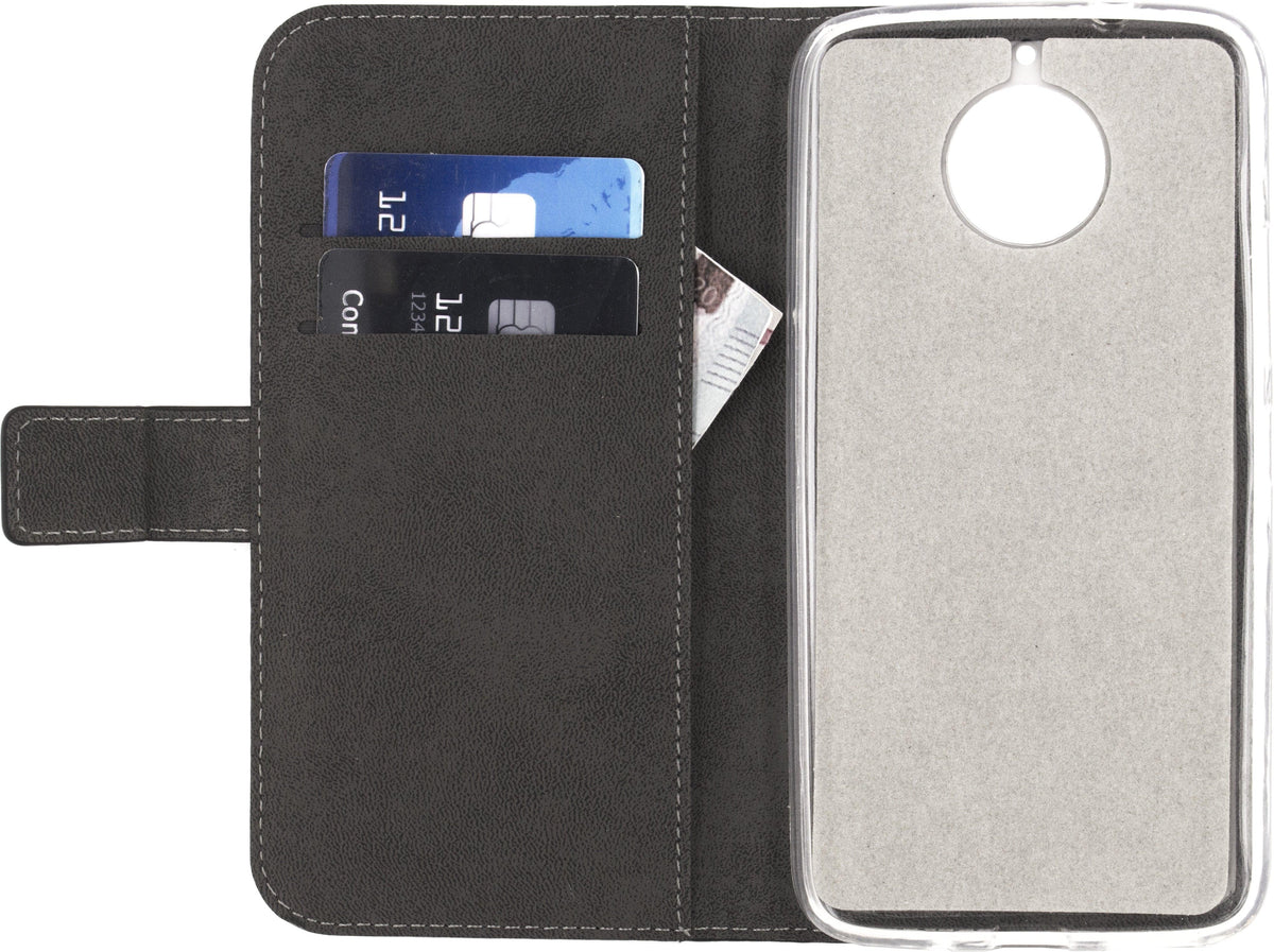 Mobilize Classic Gelly Wallet Book Case Motorola Moto G5S Plus Black - Essentify