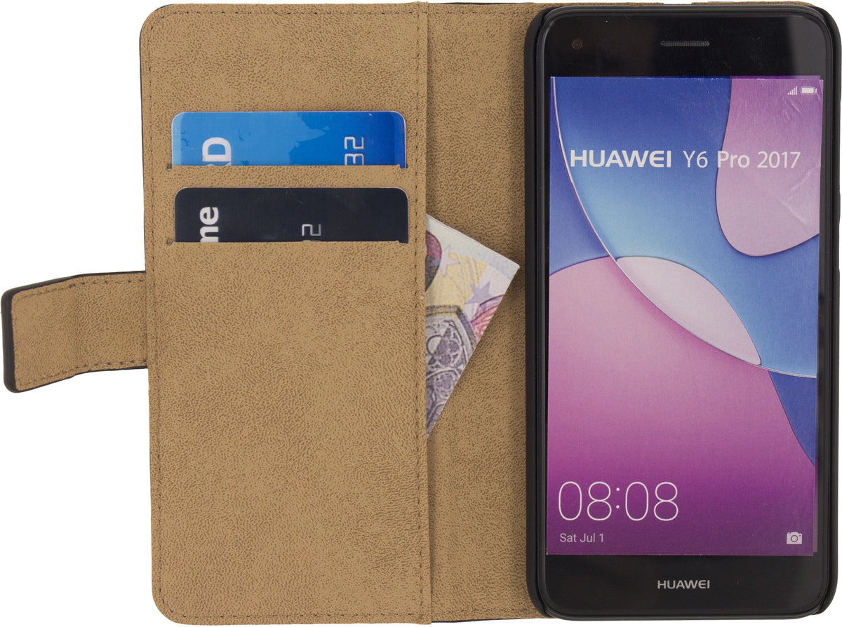 Mobilize Classic Wallet Book Case Huawei Y6 Pro 2017 Black - Essentify
