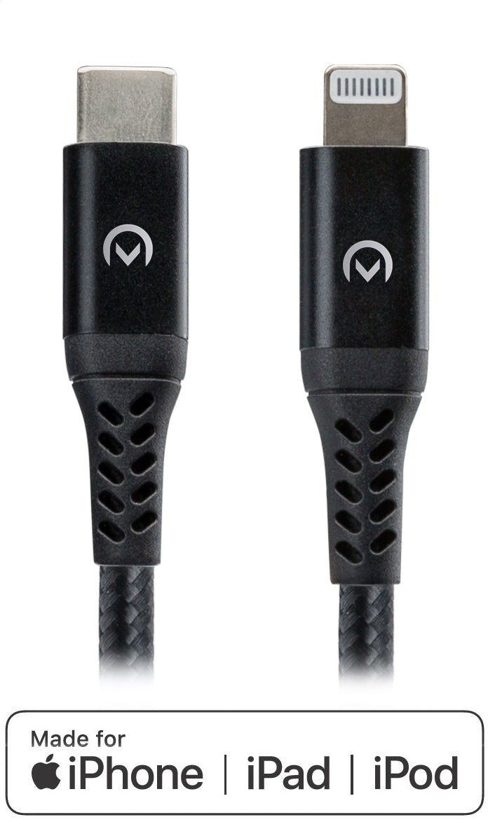 Mobilize Strong Nylon Cable Usb-C To Mfi Lightning 2M. 60W Black