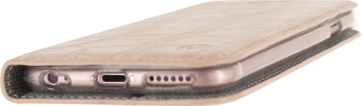 Mobilize Premium Gelly Book Case Apple Iphone 6/6S Alligator Coral Pink - Essentify