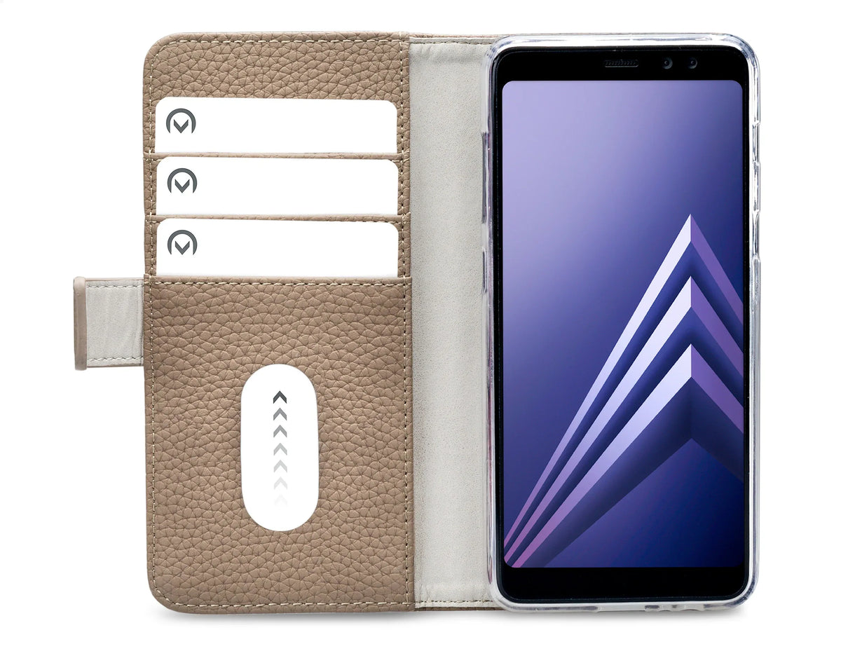 Mobilize Elite Gelly Wallet Book Case Samsung Galaxy A8 2018 Taupe - Essentify