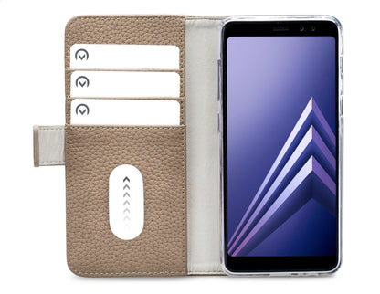 Mobilize Elite Gelly Wallet Book Case Samsung Galaxy A8 2018 Taupe - Essentify