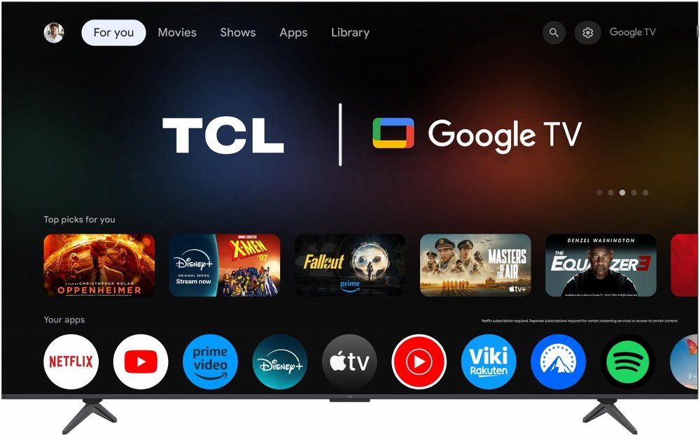 TCL 85T8C | 85" 4K Ultra HD QD-MiniLED | 144Hz | Google TV | Dolby Vision | HDMI 2.1 | Smart TV