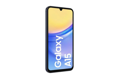 Samsung Galaxy A15 | 6.5" Display | Android 14 | 4G | 4 GB RAM | 128 GB Opslag | 5000 mAh | Zwart/Blauw - Essentify